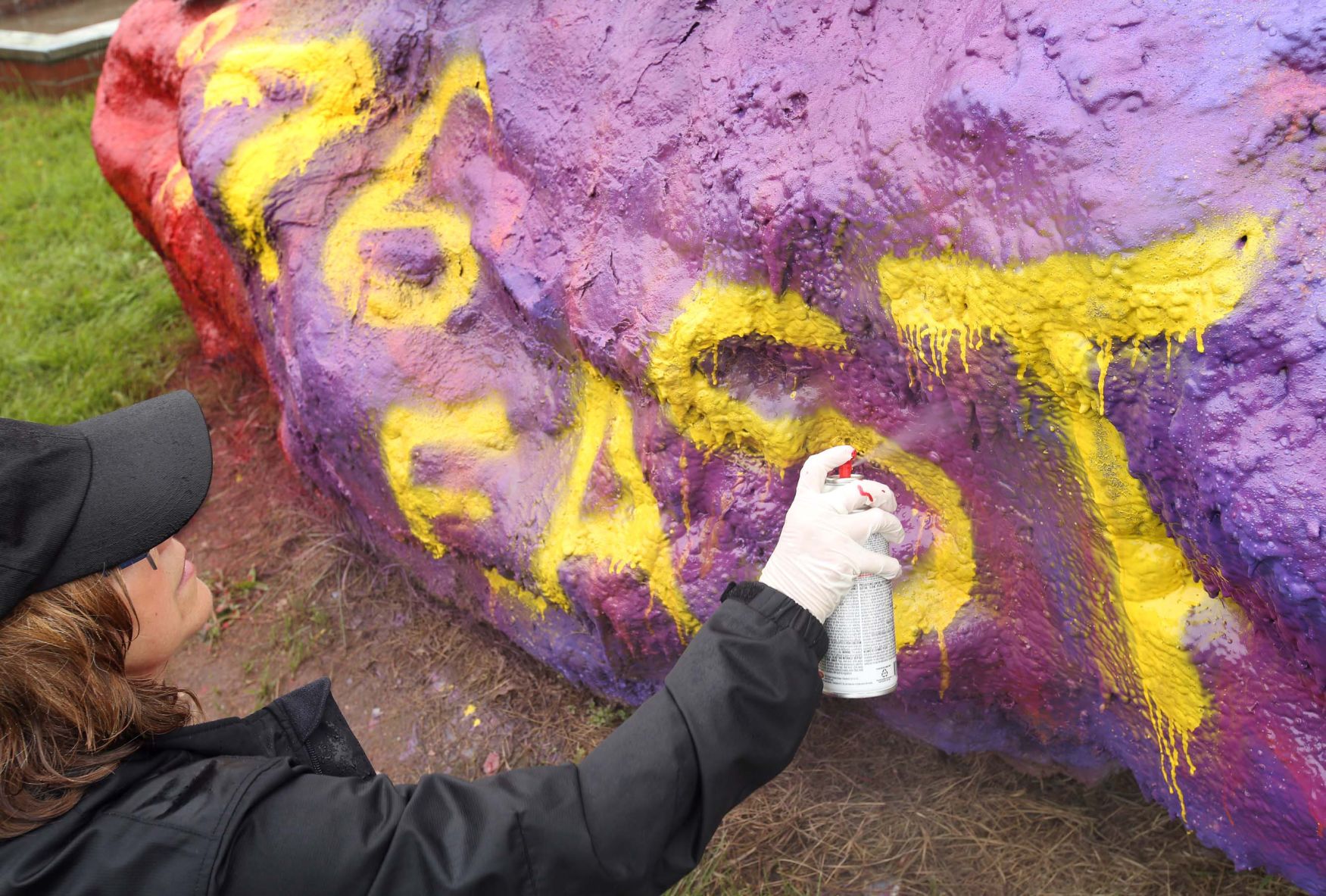 Lathrop Class of 76 Paints Spirit Rock